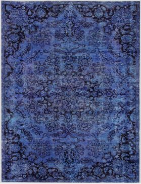 Tapis persan vintage 308 x 196 bleu