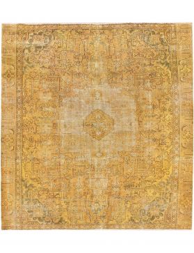 Perzisch vintage tapijt 313 x 270 geel