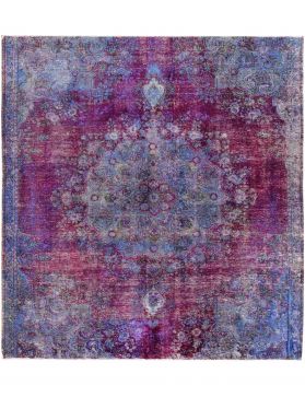 Persian vintage carpet  blue <br/>277 x 226 cm