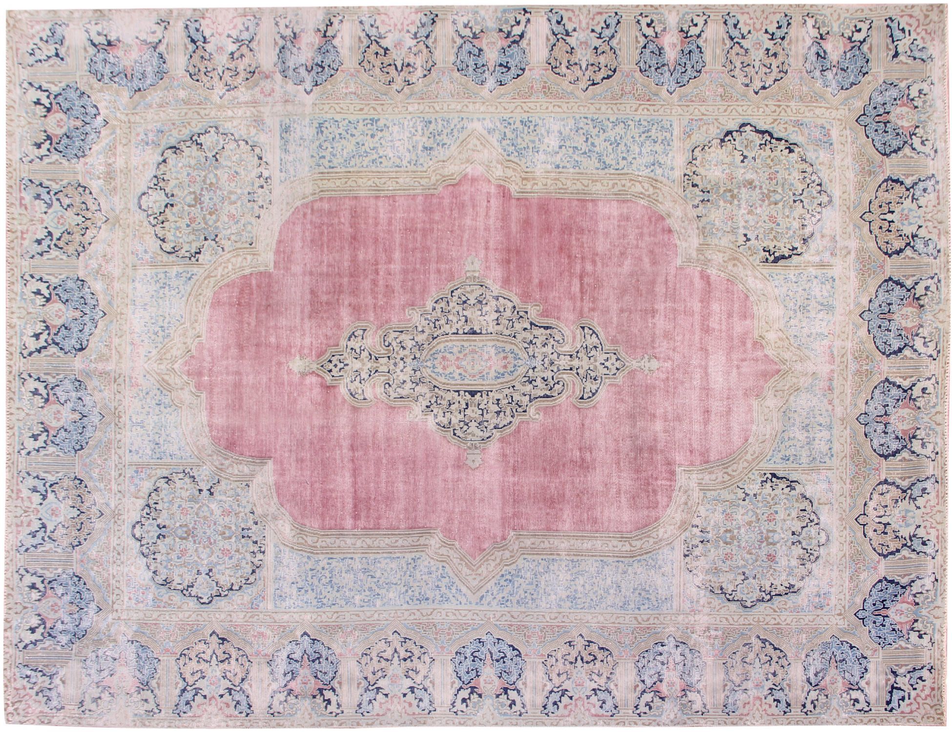 Persischer vintage teppich  blau <br/>413 x 283 cm