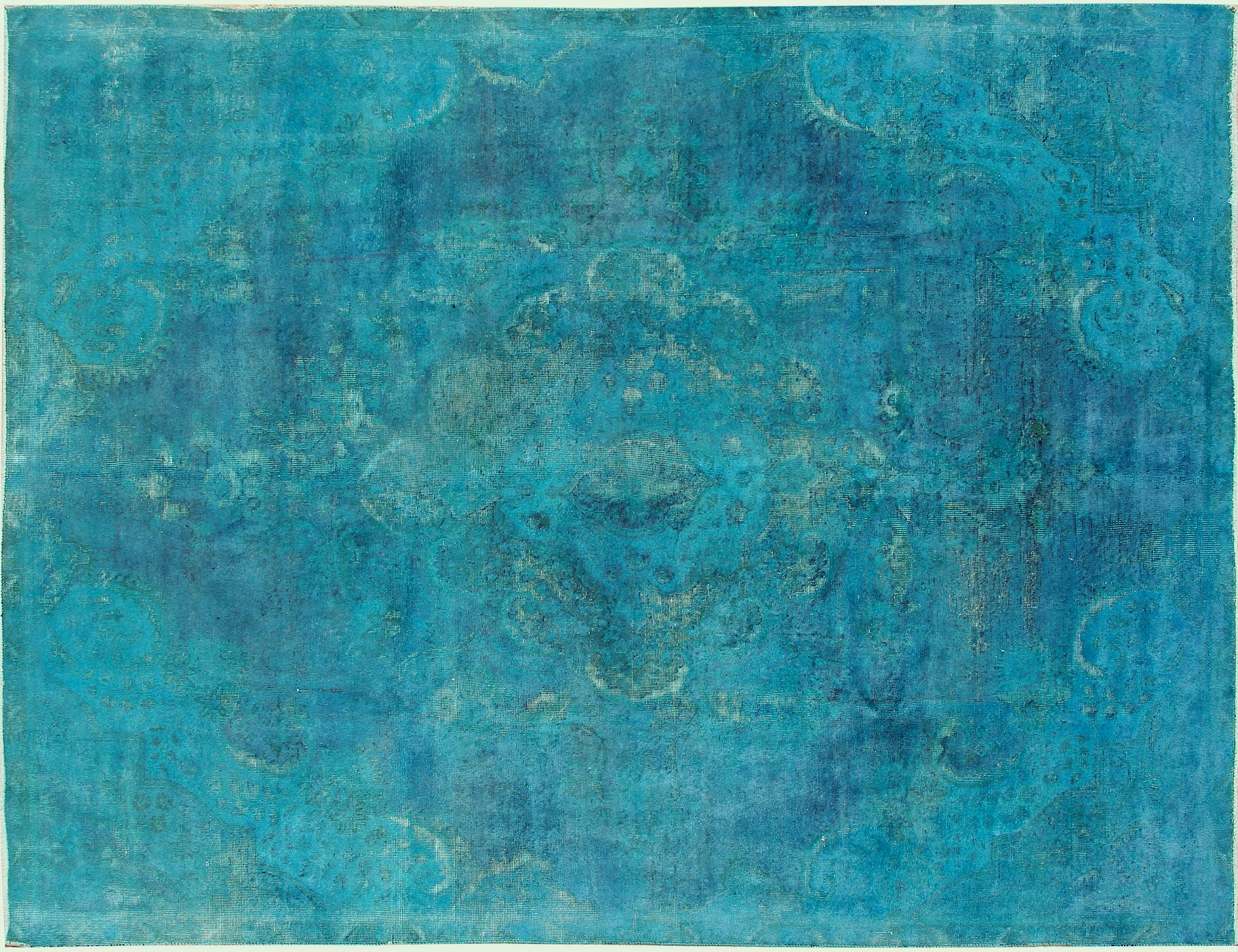 Tappeto vintage persiano  turchese <br/>310 x 213 cm
