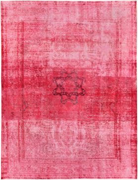 Persian vintage carpet 376 x 290 red 