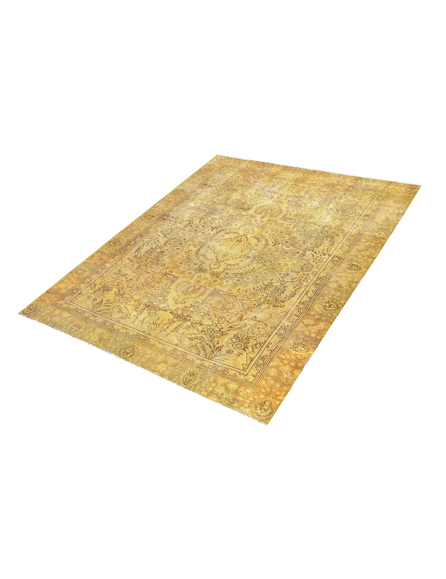Persisk vintagetæppe  gul <br/>310 x 214 cm