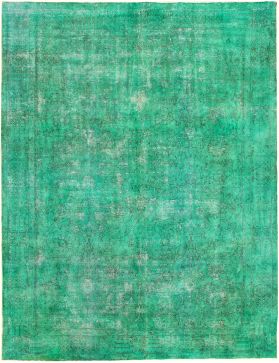Persisk vintage teppe 380 x 280 grønn