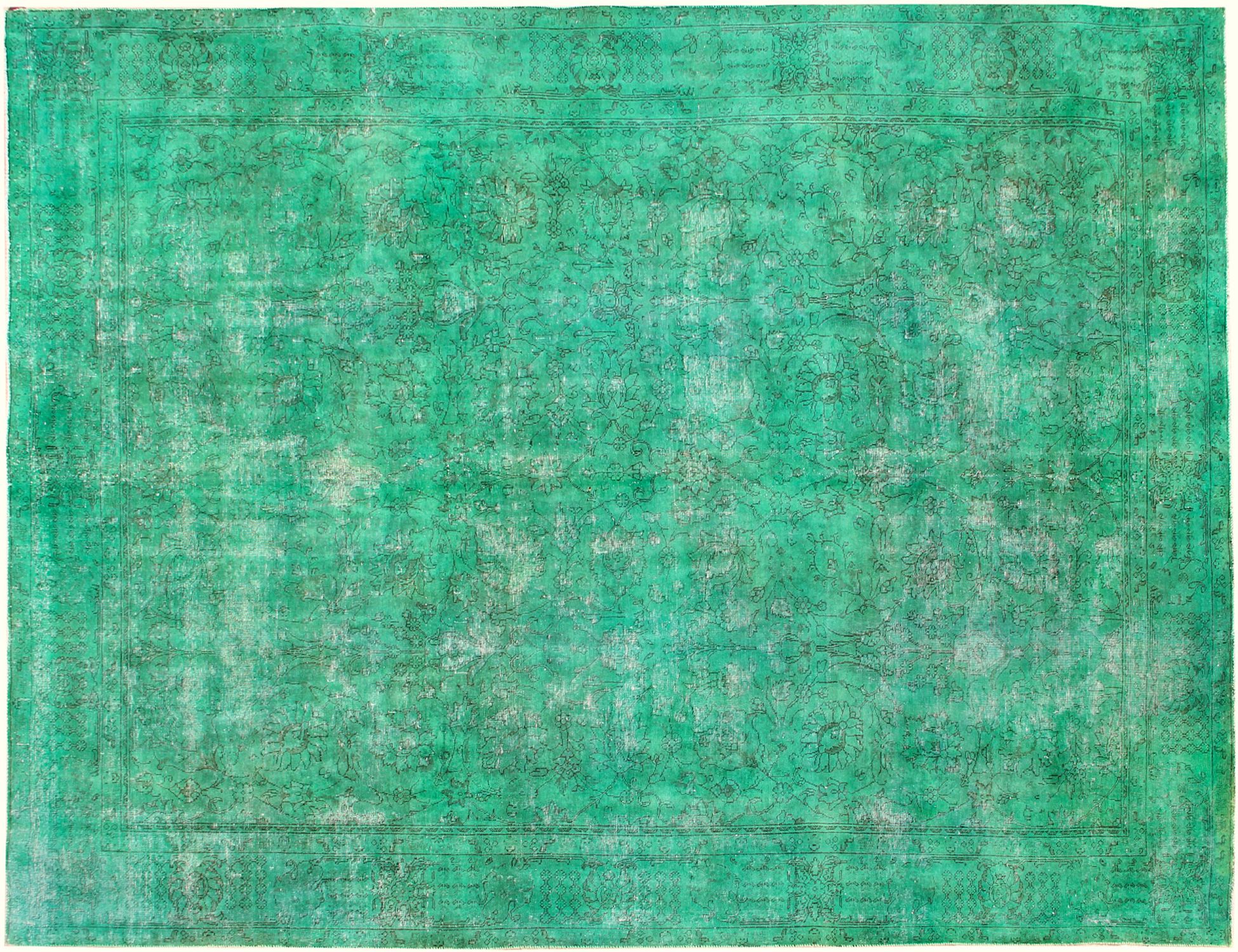 Perzisch vintage tapijt  groen <br/>380 x 280 cm