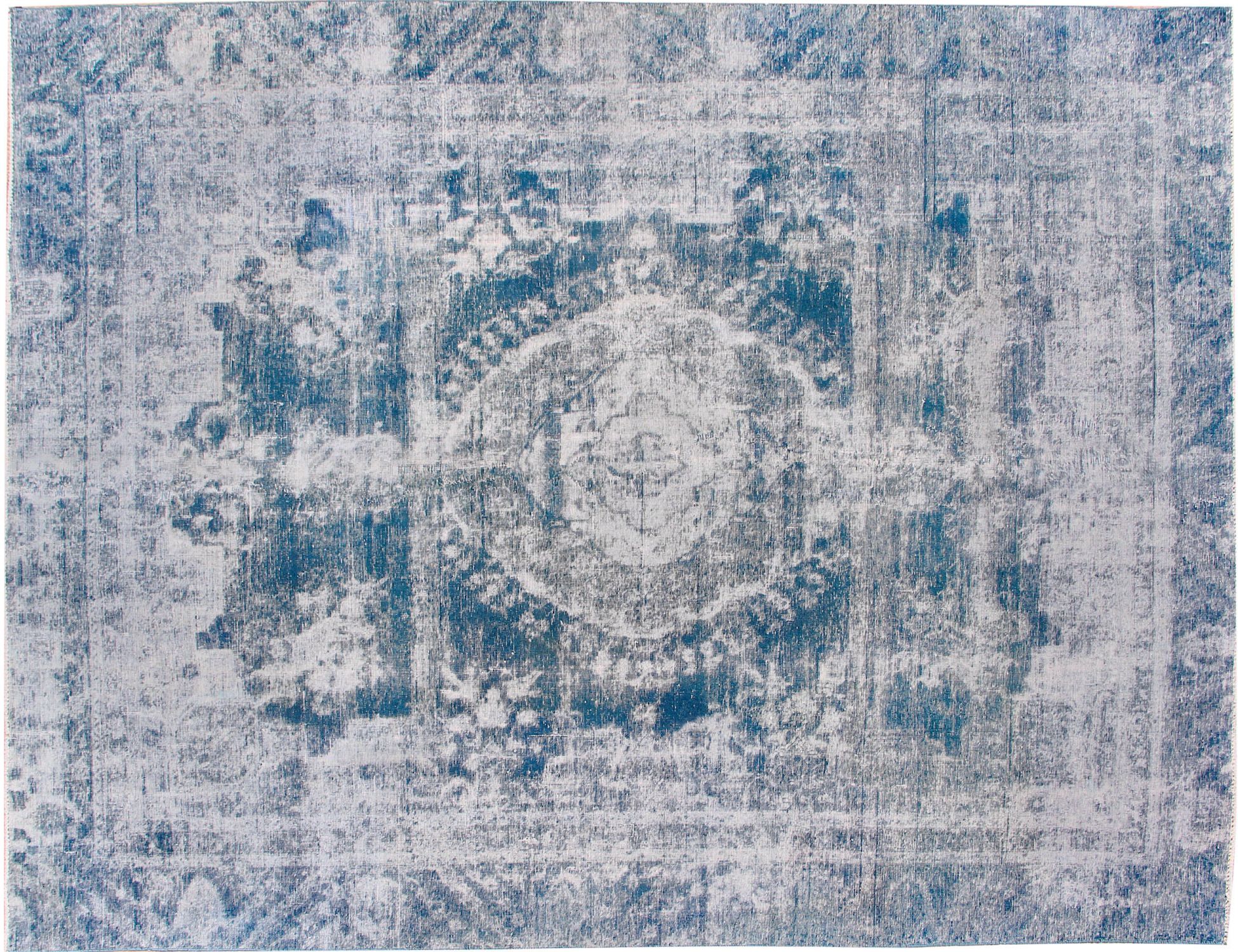 Tapis persan vintage  bleu <br/>354 x 266 cm