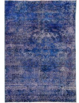 Persian vintage carpet  blue <br/>205 x 105 cm