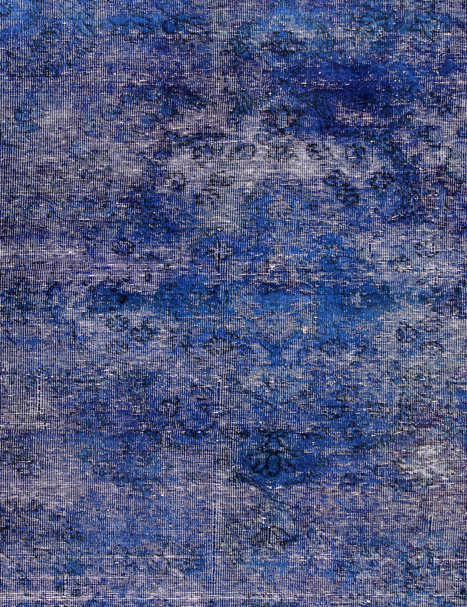 Persisk vintagetæppe  blå <br/>205 x 105 cm
