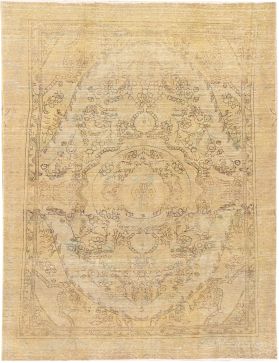 Persischer vintage teppich 281 x 163 gelb