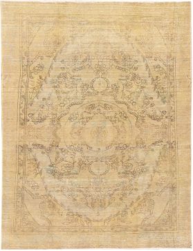 Tappeto vintage persiano  giallo <br/>281 x 163 cm