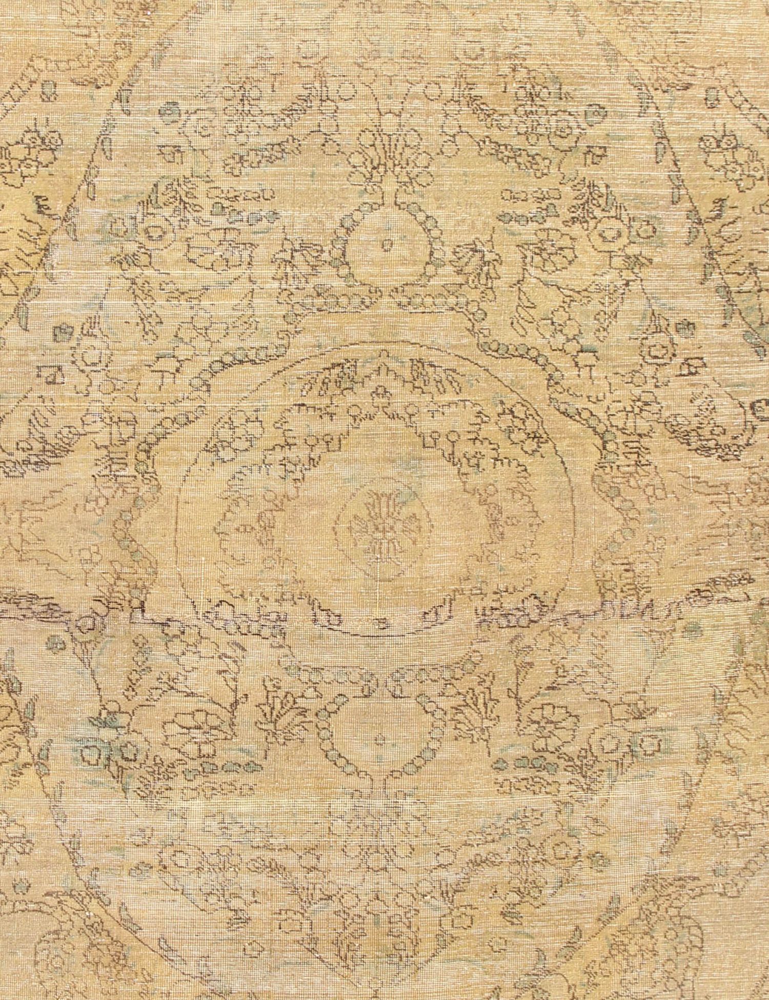 Tappeto vintage persiano  giallo <br/>281 x 163 cm