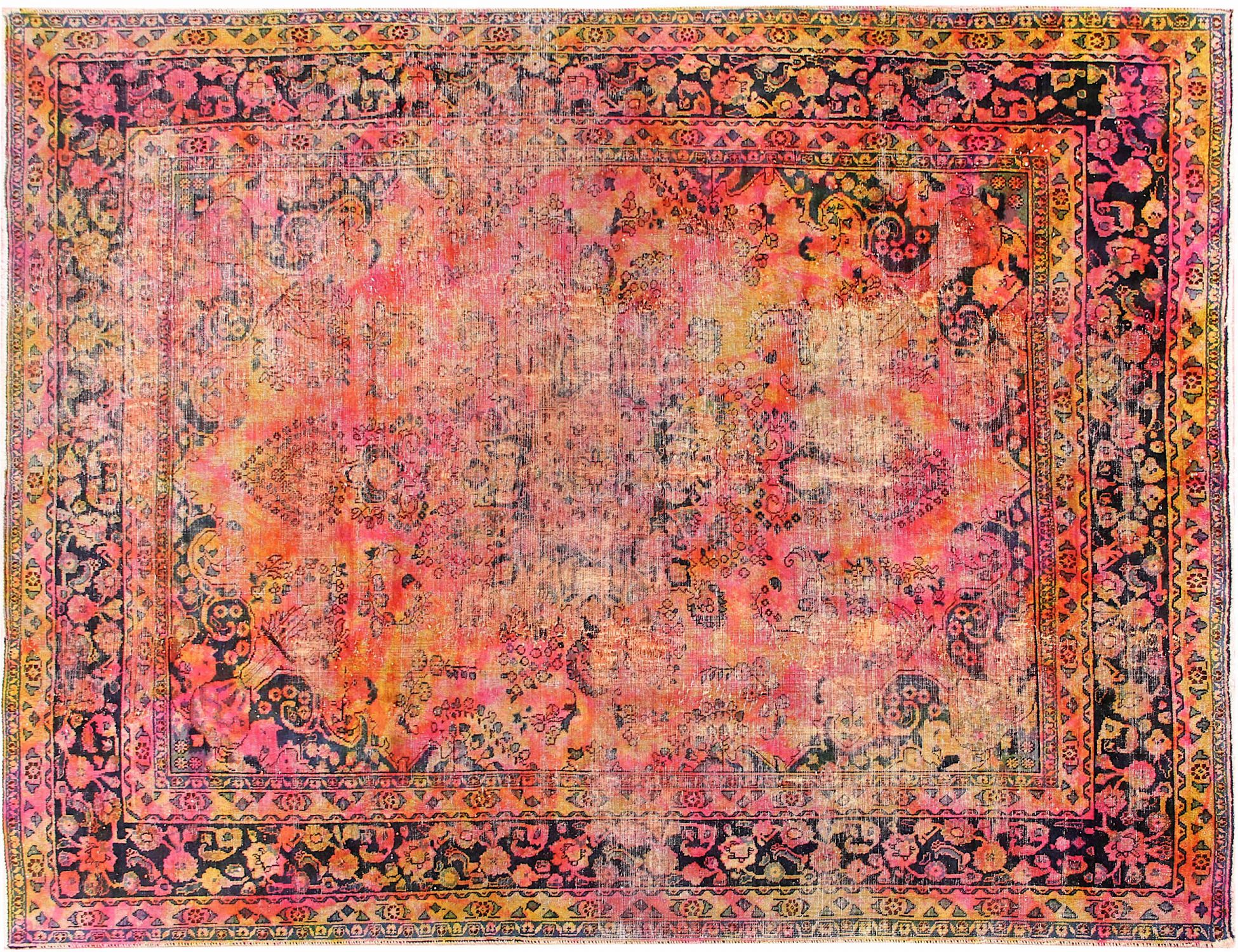 Persisk vintagetæppe  multifarvet <br/>314 x 237 cm