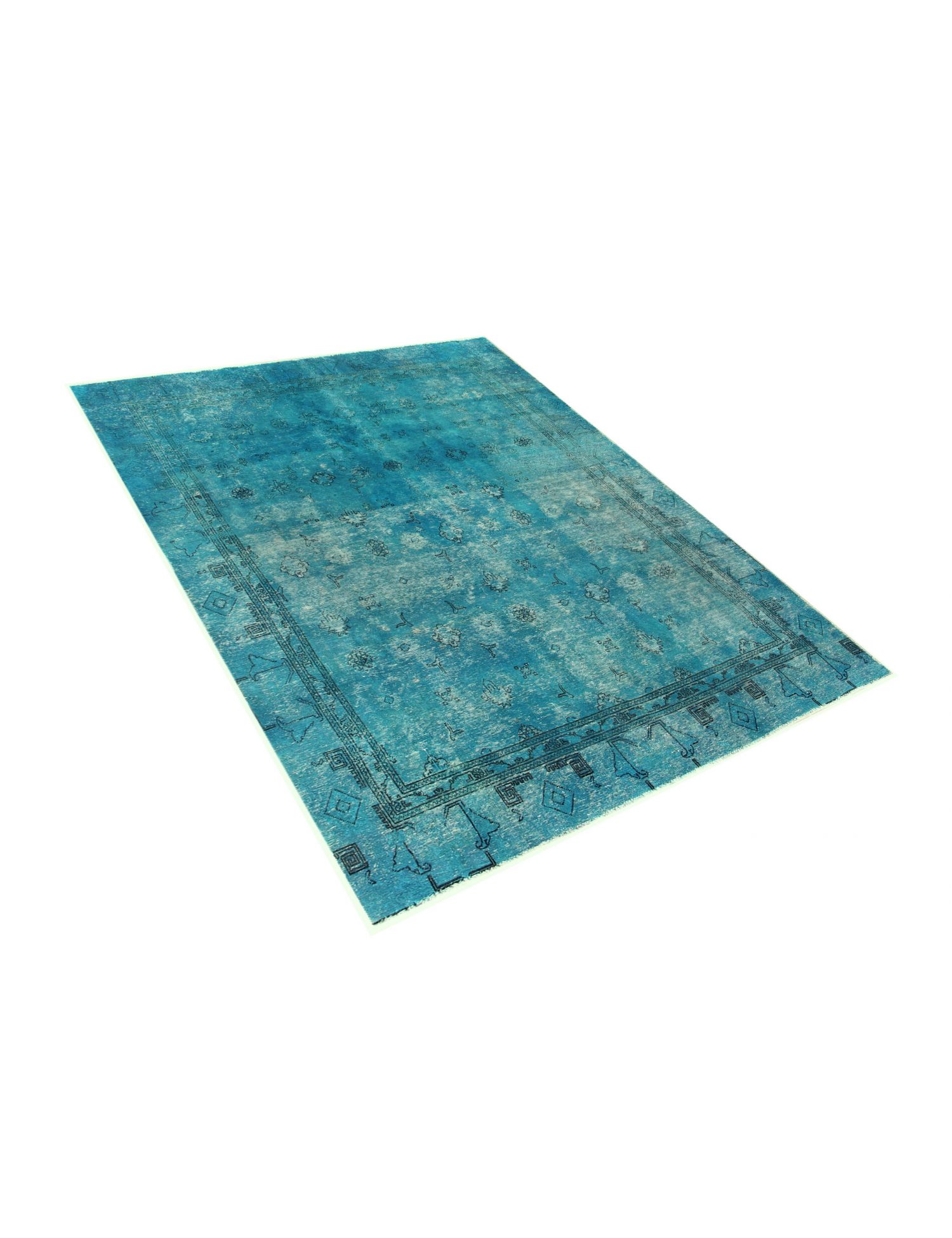 Persischer vintage teppich  türkis <br/>300 x 220 cm