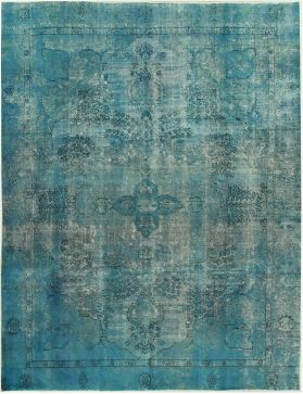 Tapis persan vintage 380 x 276 turquoise