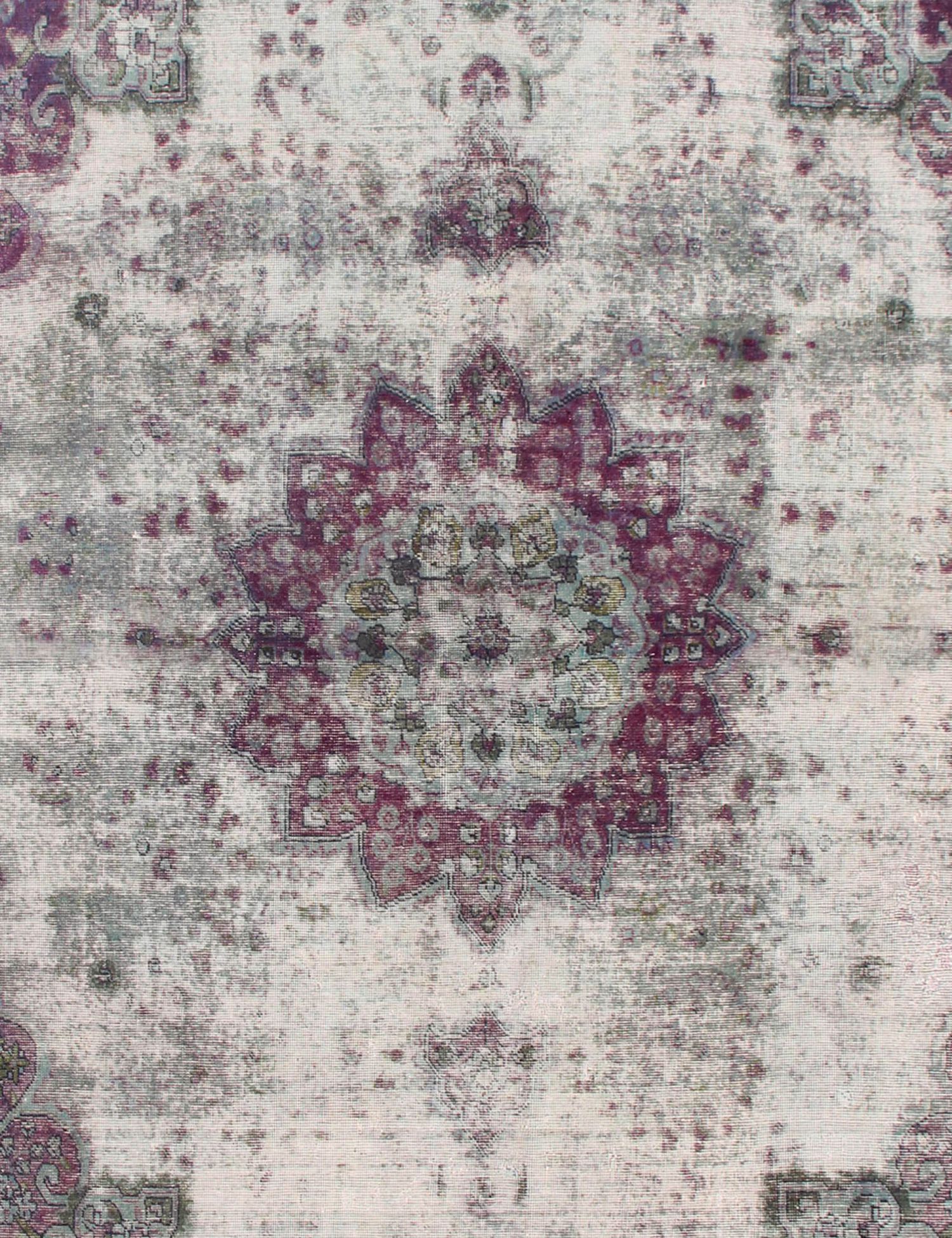 Persisk vintagetæppe  lilla <br/>390 x 290 cm