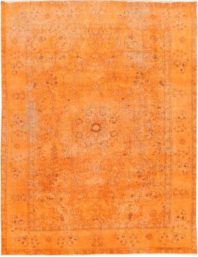 Persian vintage carpet  orange  <br/>296 x 203 cm