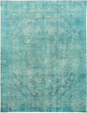 Tapis persan vintage 385 x 285 turquoise