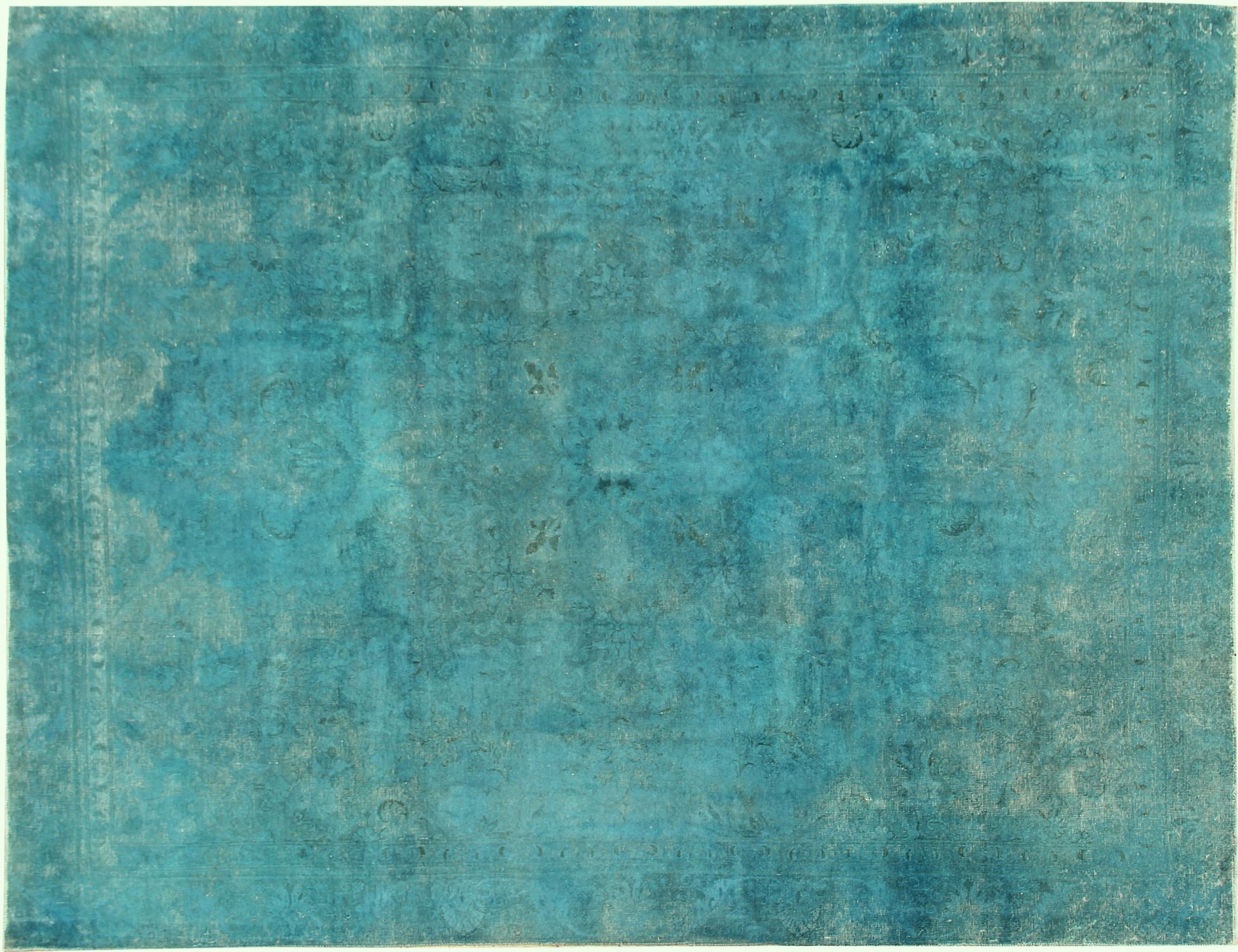 Persischer vintage teppich  türkis <br/>346 x 270 cm