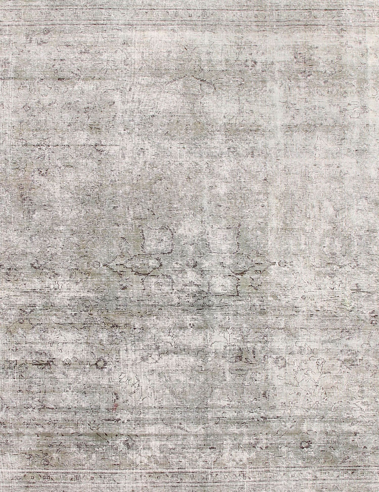 Tapis persan vintage  grise <br/>328 x 284 cm