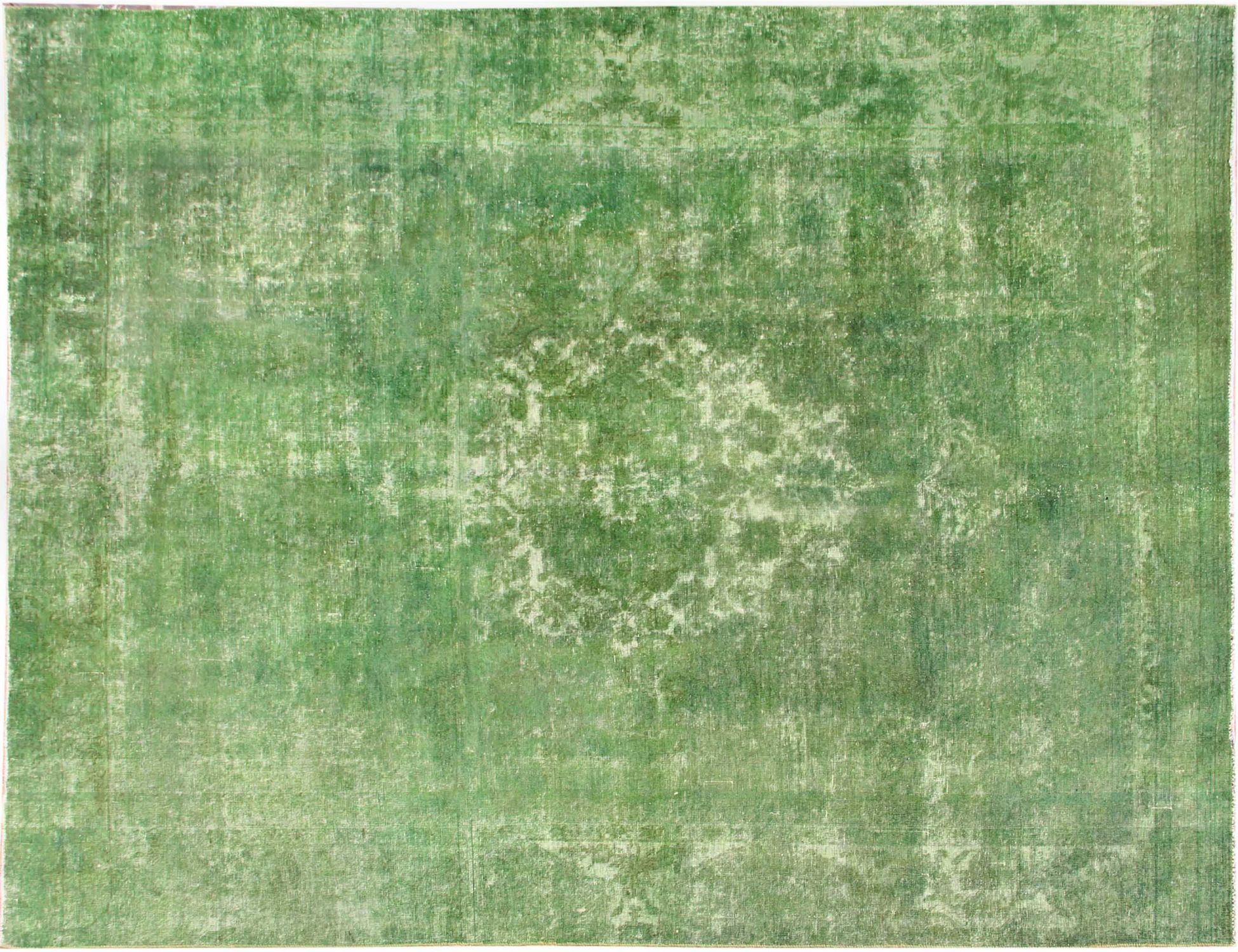 Persisk vintagetæppe  grøn <br/>365 x 276 cm