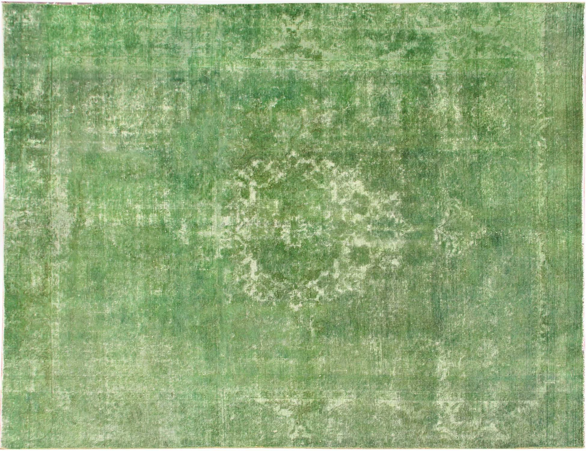 Tappeto vintage persiano  verde <br/>365 x 276 cm