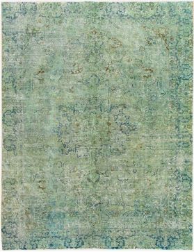 Alfombra persa vintage 364 x 261 verde