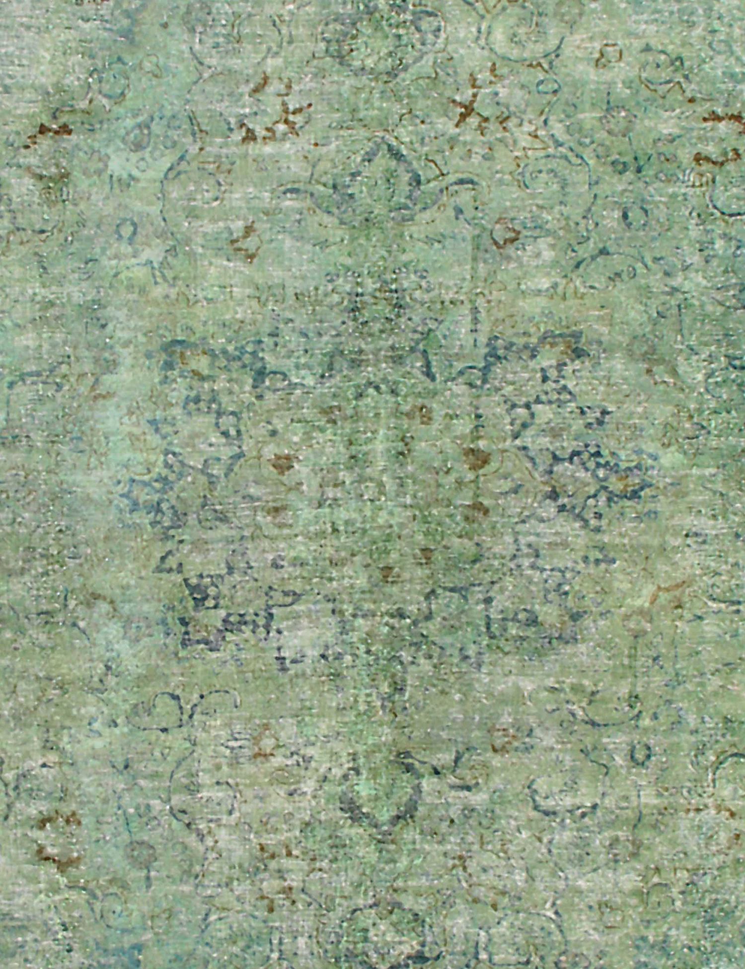 Persisk vintagetæppe  grøn <br/>364 x 261 cm
