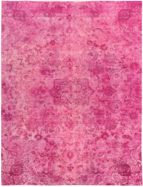 Rosa Persien Persischer vintage teppich 293 x 195 cm