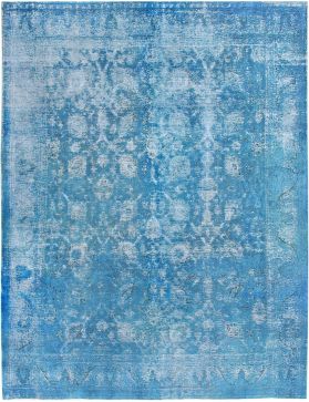 Tapis persan vintage 367 x 284 bleu