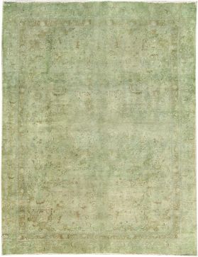 Persian vintage carpet 255 x 170 green 