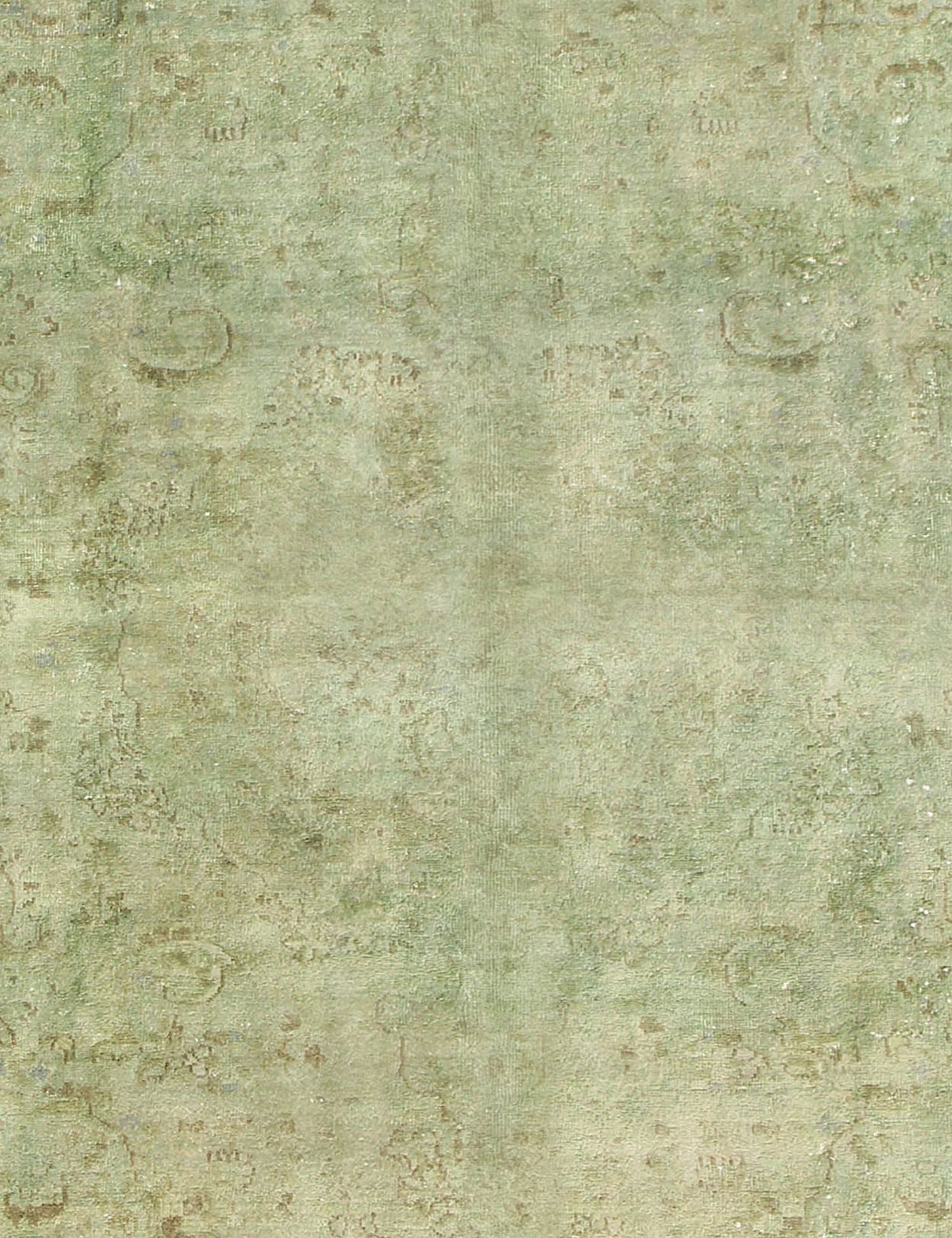 Tapis persan vintage  vert <br/>255 x 170 cm