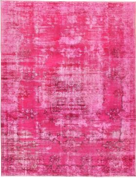 Persian vintage carpet 317 x 207 pink 