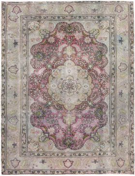 Persian vintage carpet 300 x 190 green 