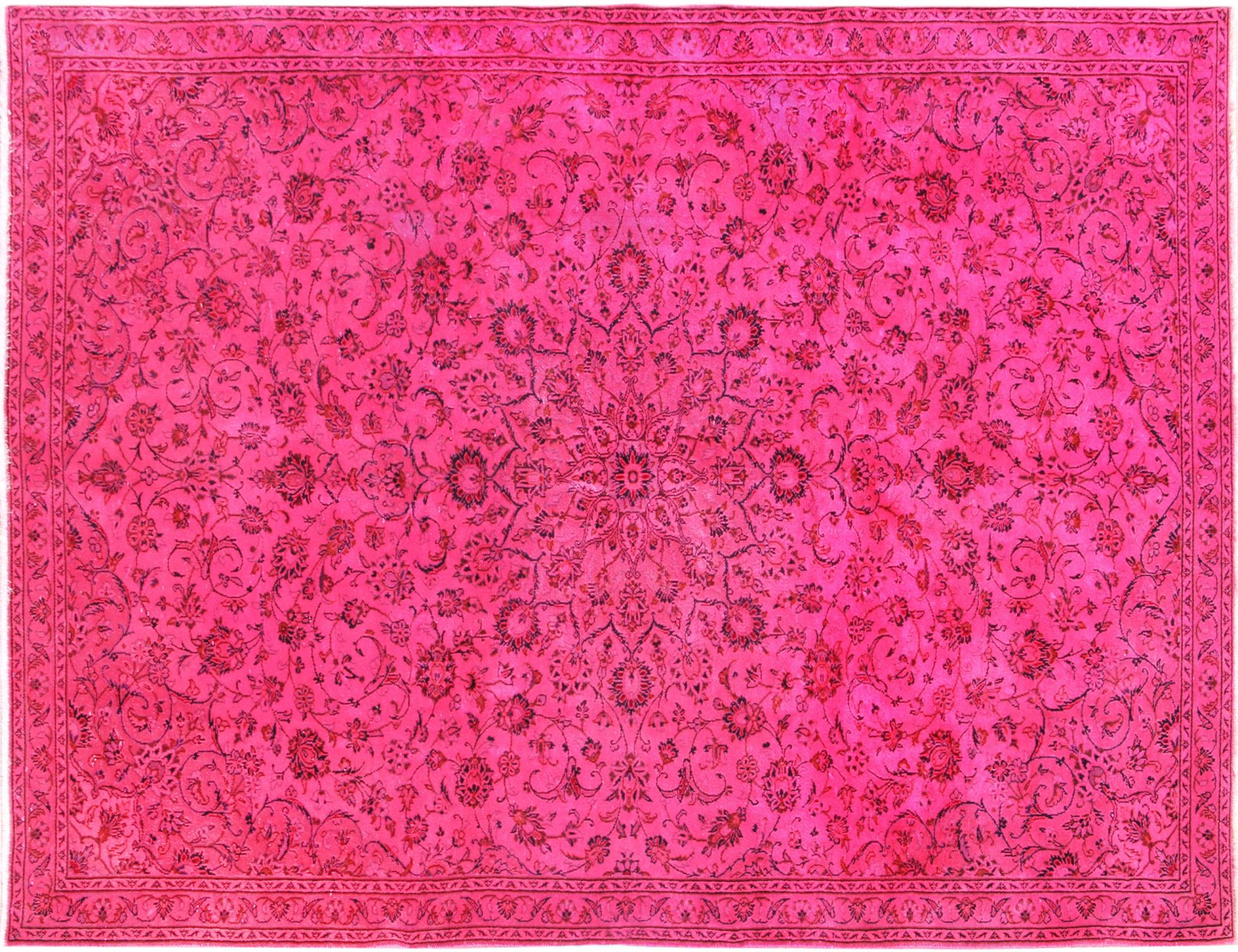 Persischer vintage teppich  rosa <br/>280 x 187 cm