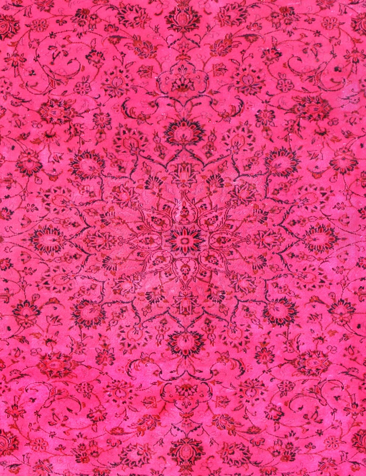 Tappeto vintage persiano  rosa <br/>280 x 187 cm