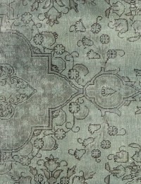 Grøn Persien Persisk vintagetæppe 110 x 174 cm - view 4