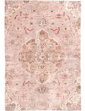 Persian vintage carpet 217 x 120 beige 