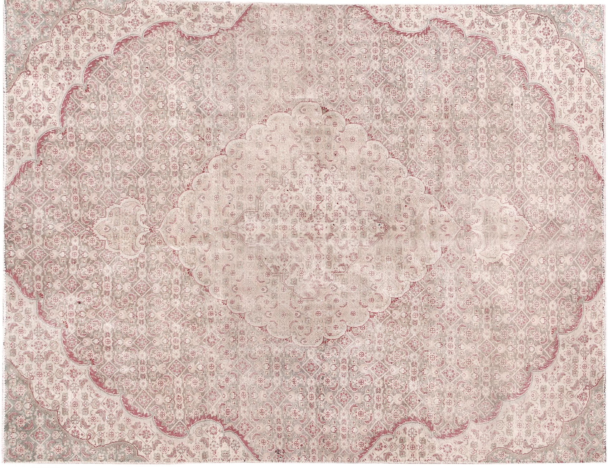 Tapis persan vintage  beige <br/>288 x 196 cm