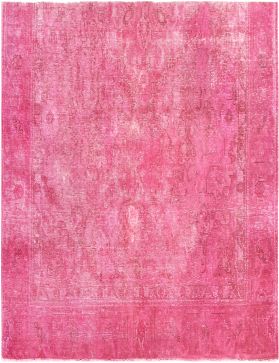 Persischer vintage teppich 152 x 228 rosa