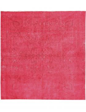 Persian vintage carpet 293 x 266 red 