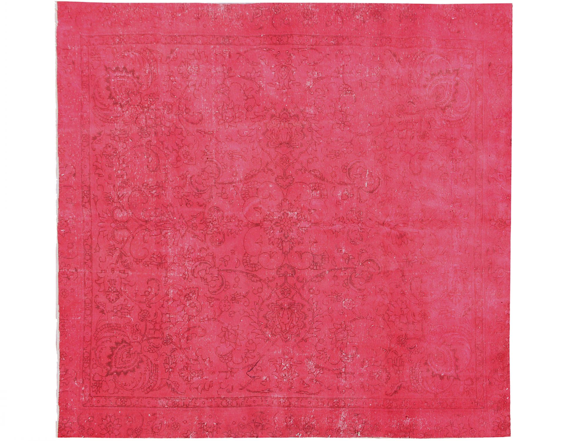 Tapis persan vintage  rouge <br/>293 x 266 cm