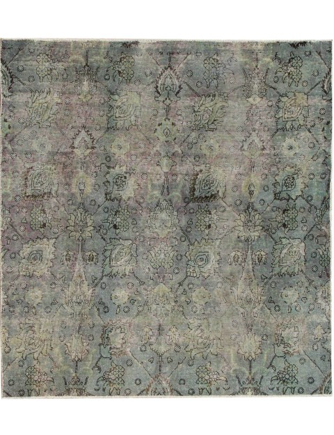 Vert Persan Tapis Persan vintage  223 x 192 cm