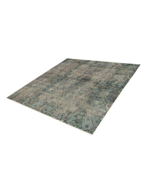 Vert Persan Tapis Persan vintage  223 x 192 cm