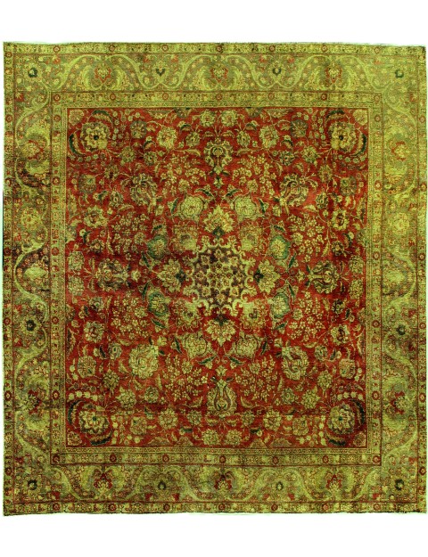 Vert Persan Tapis Persan vintage  277 x 277 cm
