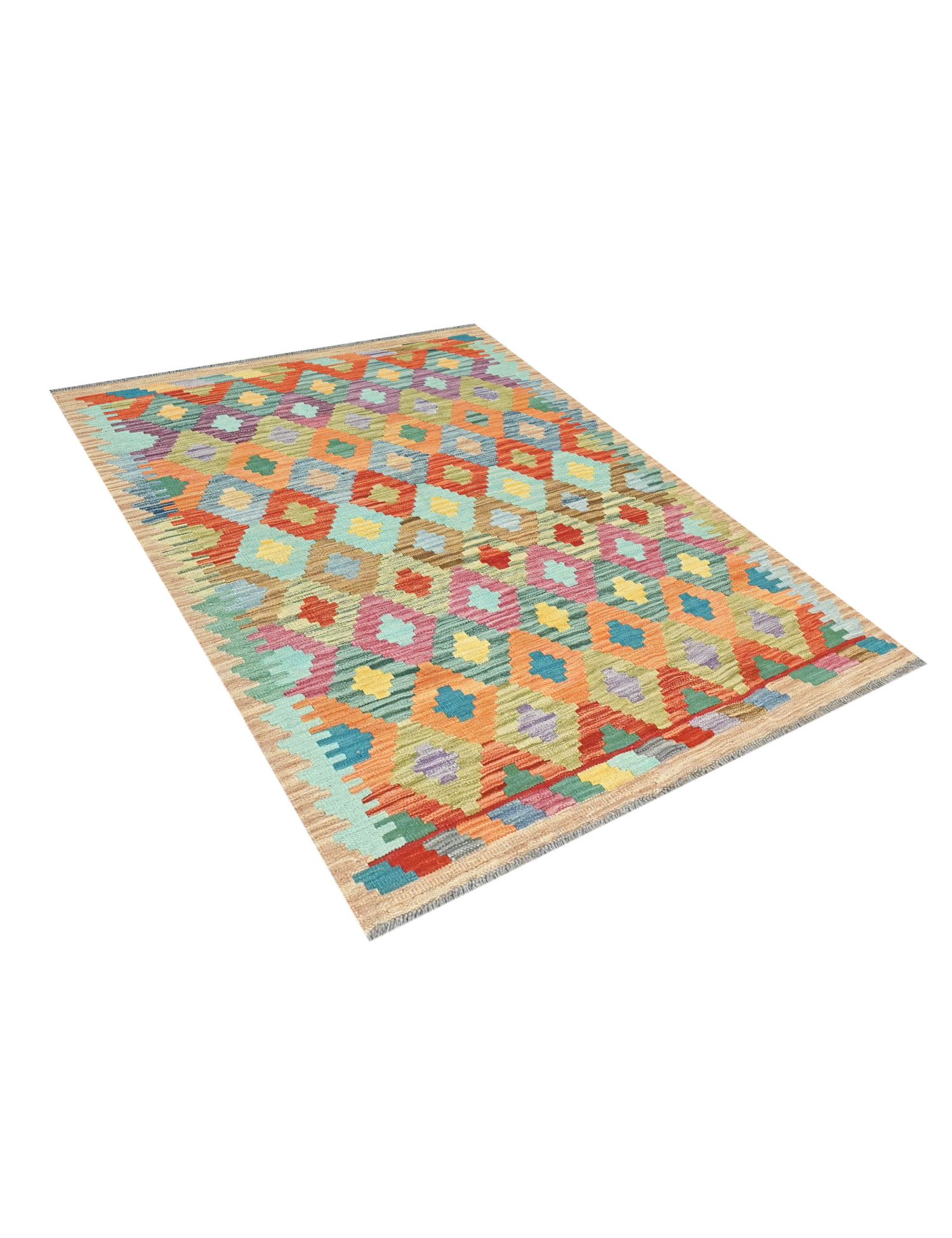 Kelim  mehrfarbig  172 x 130 cm