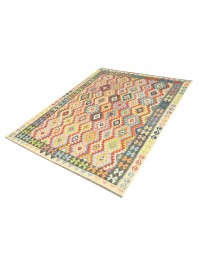 Multifarvet Afghanistan Kelim  294 x 208 cm
