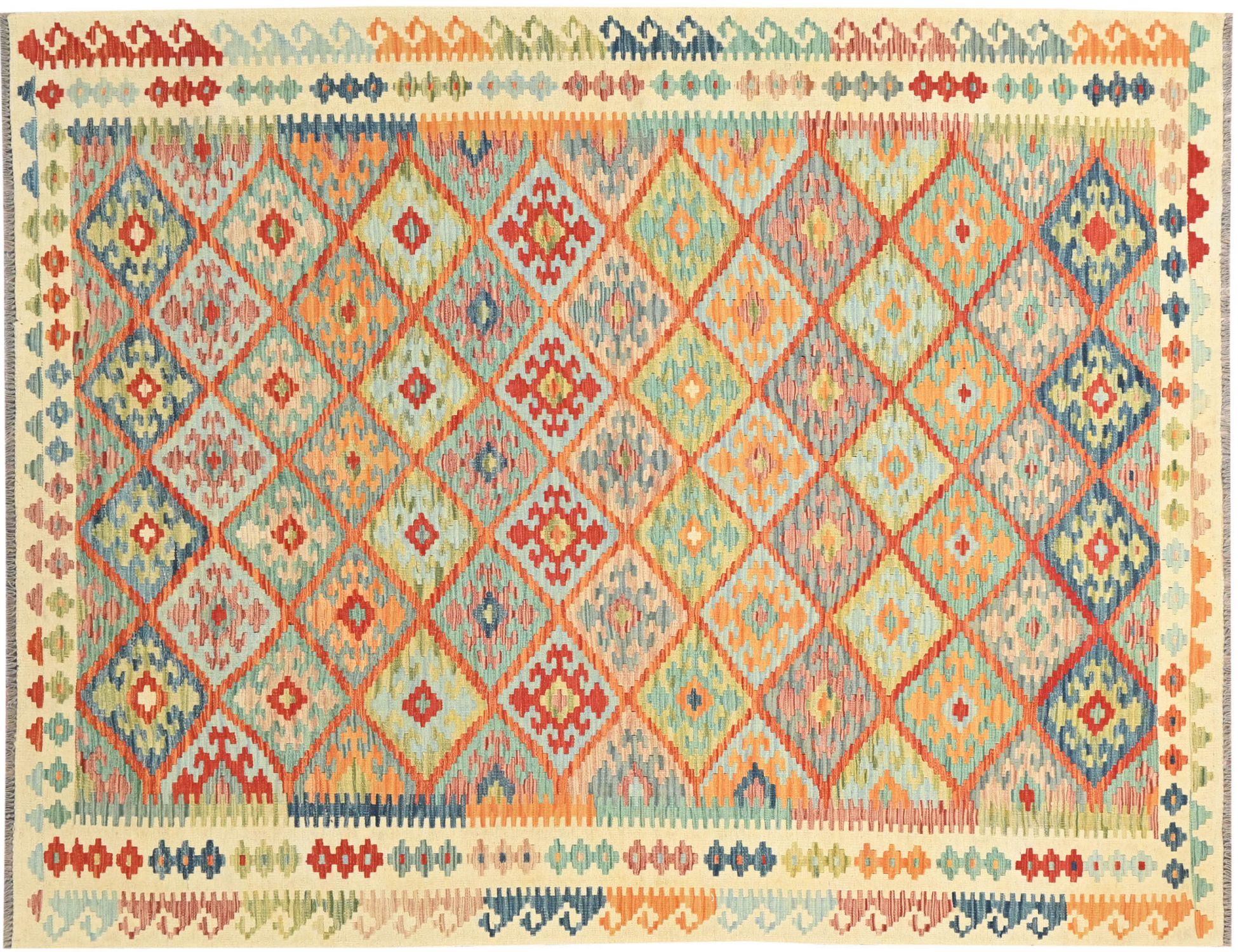 Kelim  multicolor  <br/>302 x 203 cm