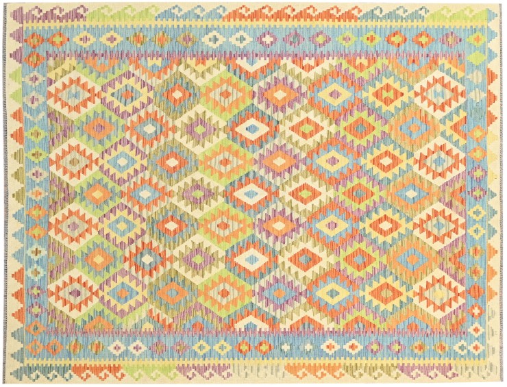 Multicolore Afghanistan Kelim  299 x 204 cm