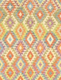 Multicolore Afghanistan Kelim  299 x 204 cm