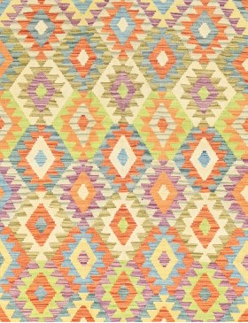 Mehrfarbig Afghanistan Kelim  299 x 204 cm